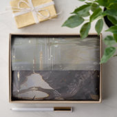 Holzente auf der Teichkunstdekoupage Seidenpapier (Geschenk)