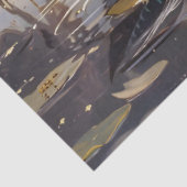 Holzente auf der Teichkunstdekoupage Seidenpapier (Ausschnitt)