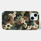 Holzente-Camouflage Klassisches Muster Case-Mate iPhone Hülle (Rückseite (Horizontal))