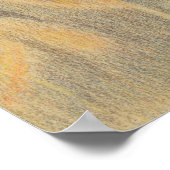 Holzente Decoys auf Teich Poster (Ecke)