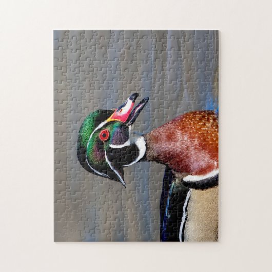 Holzente im Hudson-Tal Puzzle (Vertikal)