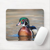 Holzente in einem Teich Mousepad (Mit Mouse)