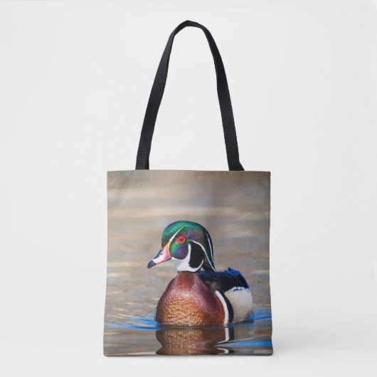 Holzente in einem Teich Tasche (Vorderseite)