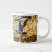Holzente in Flug Jumbo-Tasse (Rechts)