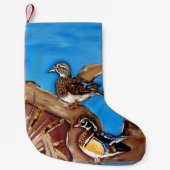 Holzente Kleiner Weihnachtsstrumpf (Vorderseite)