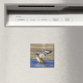 Holzente klopft ihre Flügel Magnet (In Situ (Geschirrspüler))