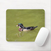 Holzente-Mauspad Mousepad (Mit Mouse)