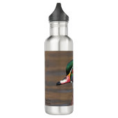 Holzente Stahlwasserflasche Edelstahlflasche (Links)