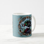 Holzente-Tasse Kaffeetasse (VorderseiteRechts)