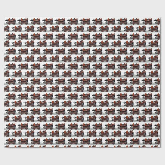 Holzente Thunder_Cove Geschenkpapier (Flach)