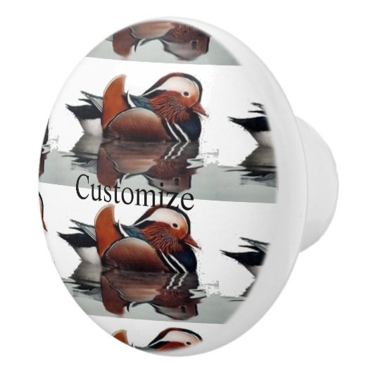 Holzente Thunder_Cove Keramikknauf (Rechts)