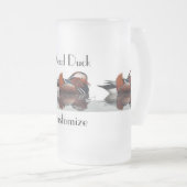 Holzente Thunder_Cove Mattglas Bierglas (VorderseiteRechts)