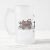 Holzente Thunder_Cove Mattglas Bierglas (Links)