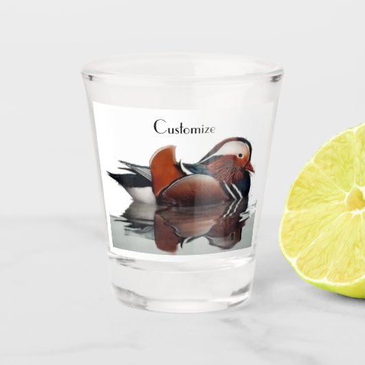 Holzente Thunder_Cove   Schnapsglas (Vorderseite)