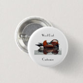 Holzente Thunder_Cove Untersetzer Button (Vorne & Hinten)