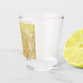 Holzenten auf Wasser Schnapsglas (Rechts)