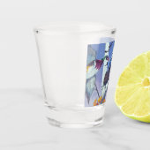 Holzenten fliegen schnapsglas (Links)