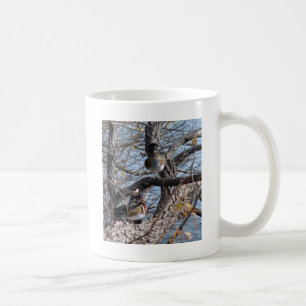Holzenten in einem Baum Kaffeetasse