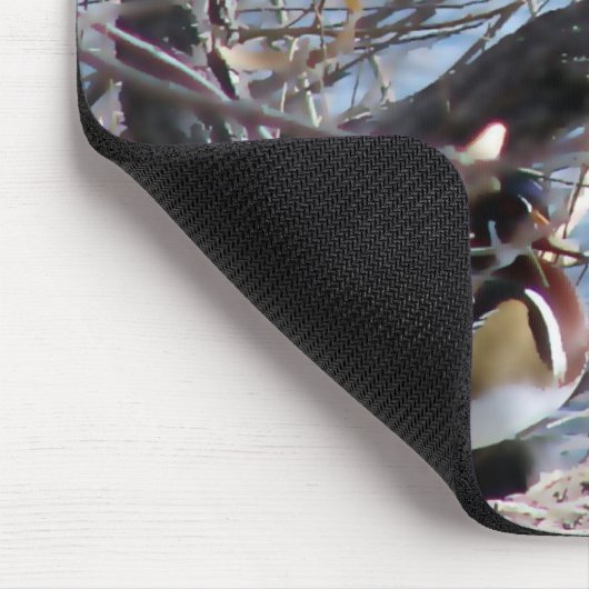 Holzenten in einem Baum Mousepad (Ecke)