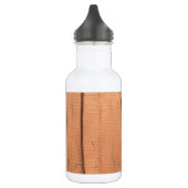 Holzentextur Edelstahlflasche (Links)