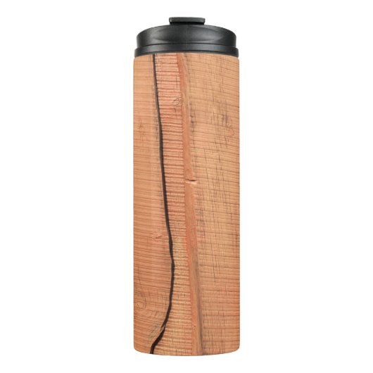 Holzentextur Thermosbecher (Vorderseite)