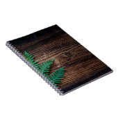 Hölzer mit kleinem Farngras aus Pflanze Notizblock (Rechte Seite)