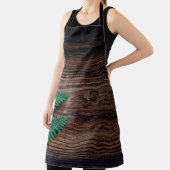 Hölzer mit kleinem Farngras aus Pflanze Schürze (InSitu)