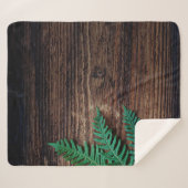 Hölzer mit kleinem Farngras aus Pflanze Sherpadecke (Vorderseite (Horizontal))