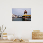 Hölzern Poster (Küche)