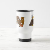 Hölzerne Abzeichen-Adler-Tasse Reisebecher (Mittel)