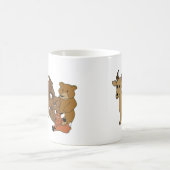 Hölzerne Abzeichen-Antilopen-Tasse Kaffeetasse (Mittel)