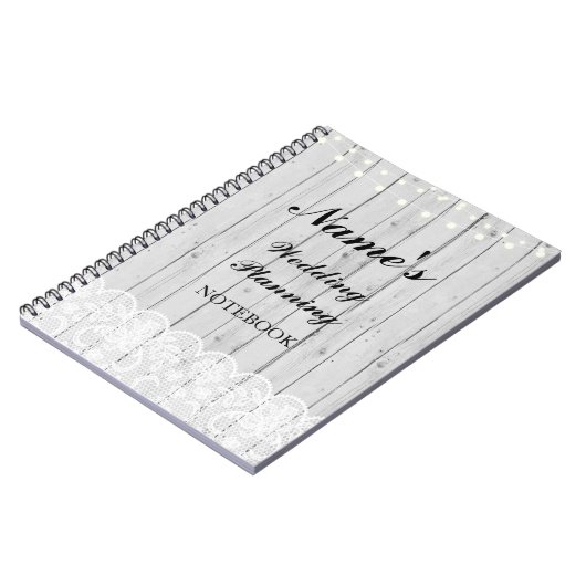 Hölzerne Anmerkungen Spitze der rustikalen Notizblock (Linke Seite)