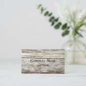 Hölzerne Beschaffenheit geschnitzter Text-Effekt Visitenkarte (Stehend Vorderseite)