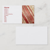 Hölzerne Beschaffenheit Visitenkarte (Vorne/Hinten)