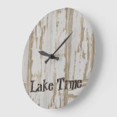 Hölzerne Blick-Uhr Große Wanduhr (Winkel)