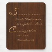 Hölzerne BlickMausunterlage Mousepad (Vorne)