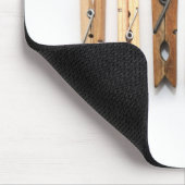 Hölzerne Clothespins Mousepad (Ecke)
