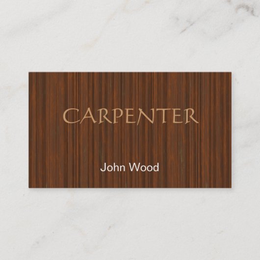 Hölzerne Effekt-Visitenkarte Visitenkarte (Vorderseite)