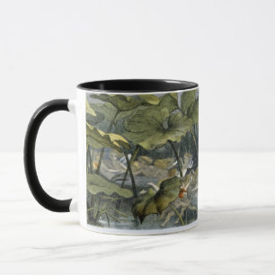 Hölzerne Elfe am Spiel, Illustration von 'in Tasse