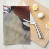 Hölzerne Ente Küchentuch (Viertel Falte)