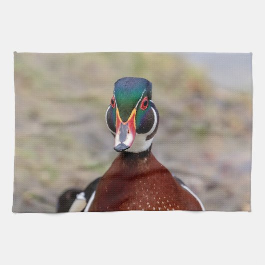 Hölzerne Ente Küchentuch (Horizontal)