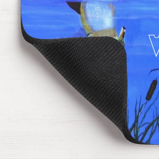 Hölzerne Ente mousepad (Ecke)