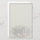 Hölzerne Enten-Gewohnheits-Briefpapier Briefpapier (Vorne/Hinten)