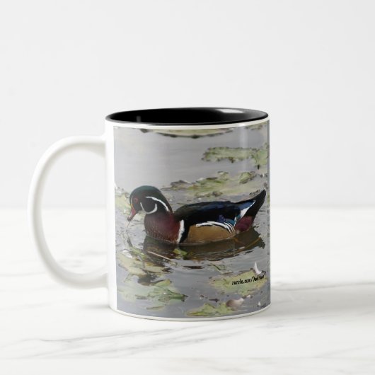 Hölzerne Enten-Tasse Zweifarbige Tasse (Links)
