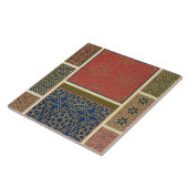 Hölzerne Fächer und Grenzen, 'von der arabischen Fliese (Seite)