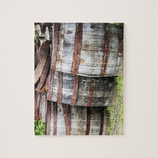 Hölzerne Fass-Fässer Puzzle (Vertikal)