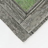 Hölzerne Fensterpferde Fleecedecke (Ecke)