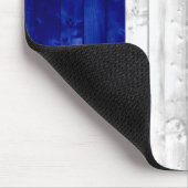 Hölzerne französische Flagge Mousepad (Ecke)