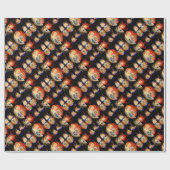 Hölzerne gemalte Klötze, Holland Geschenkpapier (Flach)