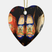 Hölzerne gemalte Klötze, Holland Keramik Ornament (Links)